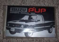 1984 Isuzu P'Up Owner's Manual