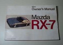 1984 Mazda RX-7 Owner's Manual