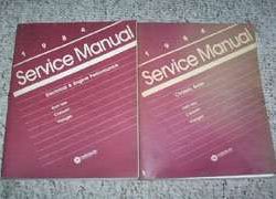 1984 Plymouth Voyager Service Manual