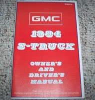 1984 GMC S-Truck & S-15 Jimmy Owner's Manual