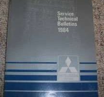 1984 Mitsubishi Starion Service Technical Bulletins Manual