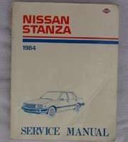 1984 Nissan Stanza Service Manual