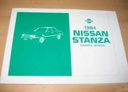 1984 Nissan Stanza Owner's Manual