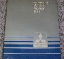 1984 Mitsubishi Starion Service Manual