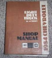 1984 Chevrolet Light Duty Truck 10-30 Series Service Manual