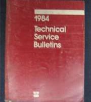 1984 Dodge Charger Technical Service Bulletin Manual