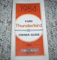 1984 Ford Thunderbird Owner's Manual