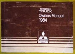 1984 Mitsubishi Truck Owner's Manual