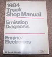 1984 Ford F-Series Truck Engine/Electronics Emission Diagnosis Service Manual