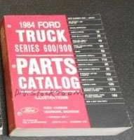 1984 Ford C-Series Truck Parts Catalog Illustrations