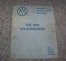 1984 Volkswagen Scirocco Service Training Manual