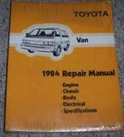 1984 Toyota Van Service Repair Manual