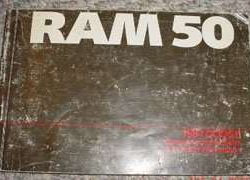 1984 Dodge Ram 50 Owner's Manual