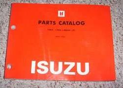 1986 Isuzu I-Mark Parts Catalog