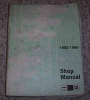 1985 Chevrolet Nova Service Manual