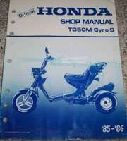 1985 Honda Gyro S TG50M Service Manual