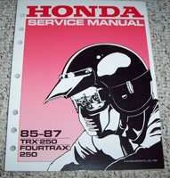 1987 Honda TRX250 Fourtrax 250 ATV Service Manual