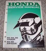 1985 Honda XR80R & XR100R Motorcycle Shop Service Manual