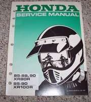 1987 Honda XR80R & XR100R Motorcycle Shop Service Manual