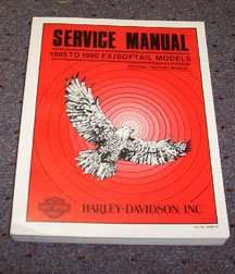 1988 Harley-Davidson FX/Softail Models Motorcycle Service Manual