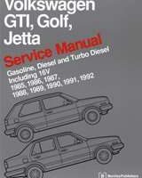 1992 Volkswagen Jetta, Golf & GTI Service Manual