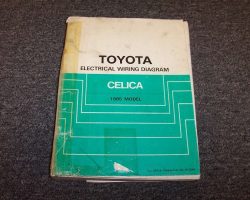 1985 Toyota Celica Electrical Wiring Diagram Manual