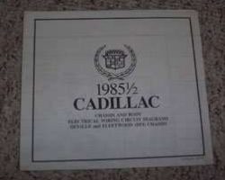 1985.5 Cadillac Deville & Fleetwood DFI Chassis Foldout Electrical Wiring Circuit Diagrams Manual