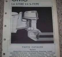1985 OMC Sea Drive 1.6L V4 S-Type Parts Catalog