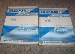 1985 Subaru 1800 Sedan & Station Wagon Service Manual