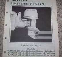 1985 2.5l 2.6l V 6 S Type