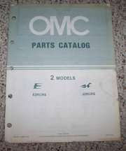 1985 Johnson Evinrude OMC Outboards 2 HP Models Parts Catalog