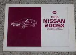 1985 Nissan 200SX Owner's Manual