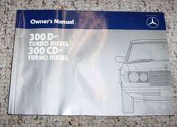 1985 Mercedes Benz 300D & 300CD Owner's Manual