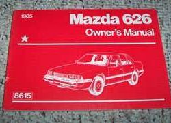 1985 Mazda 626 Owner's Manual