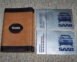 1985 Saab 900 Owner's Manual Set