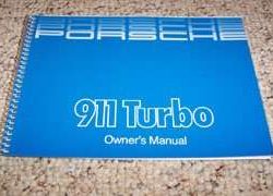 1985 Porsche 911 Turbo Owner's Manual