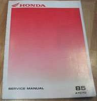 1985 Honda ATC70 ATV Service Manual