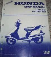 1985 Honda Elite150 CH150 Motorcycle Shop Service Manual