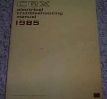 1985 Honda Civic CRX Electrical Troubleshooting Manual