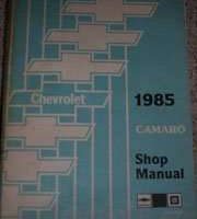 1985 Chevrolet Camaro Shop Service Repair Manual