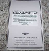 1985 Chevrolet Cavalier Owner's Manual
