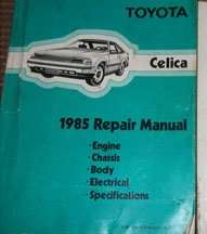 1985 Toyota Celica Service Repair Manual