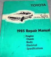 1985 Toyota Celica Supra Service Repair Manual