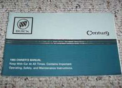 1985 Buick Century Owner's Manual