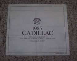 1985 Cadillac Cimmaron Body Foldout Electrical Wiring Circuit Diagrams Manual
