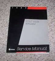 1985 Dodge Colt Vista Service Manual Supplement