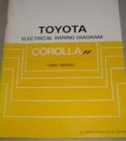 1985 Toyota Corolla FF Electrical Wiring Diagram Manual