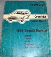 1985 Toyota Cressida Station Wagon Service Repair Manual