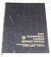 1985 Oldsmobile Cutlass Supreme Service Manual