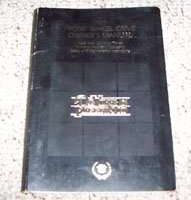 1985 Cadillac Deville, Fleetwood Owner's Manual